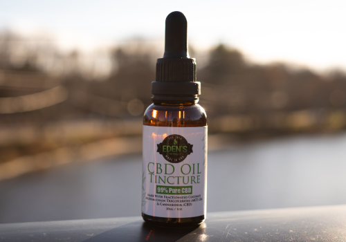 Tincture of THC-free cbd oil for pets